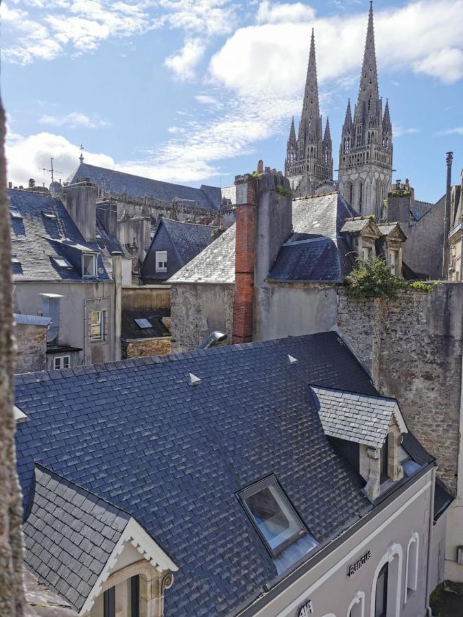 La Palmeraie - Appartement classé 4 étoiles - Hyper centre ville Quimper Exterior foto